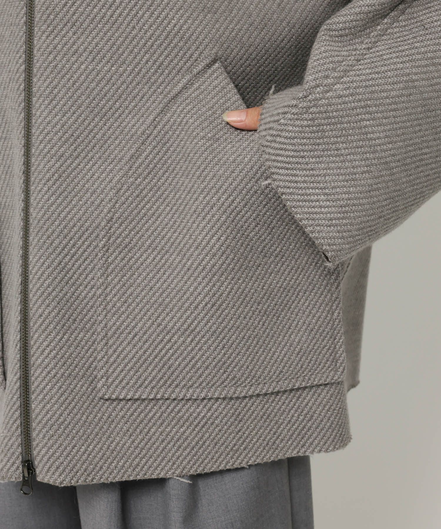 BABYLONE「カルゼボンディングコート」|ピーコート|