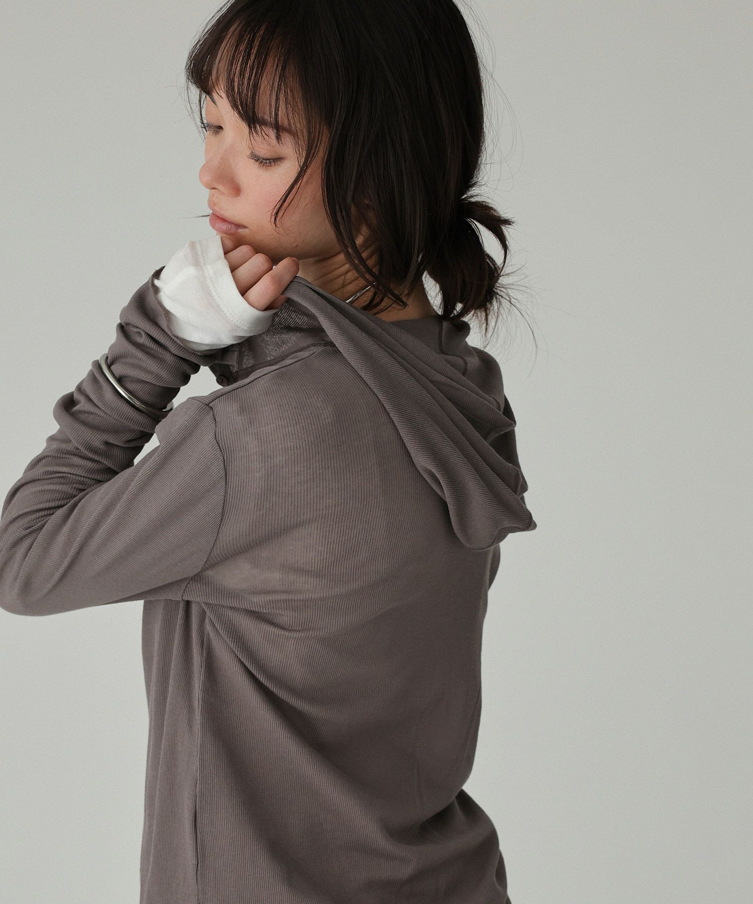 BABYLONE「シアーテレコフーディ」|Tシャツ・カットソー|