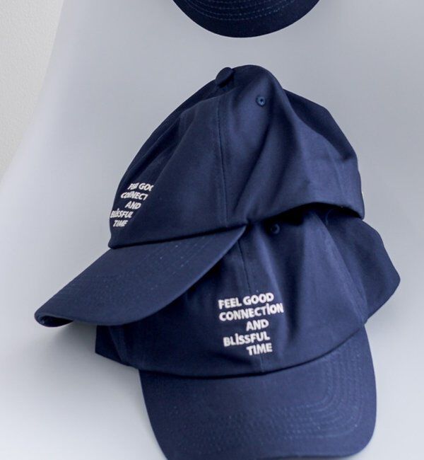  「【F&B】ロゴ刺繍キャップ」|その他|ネイビー