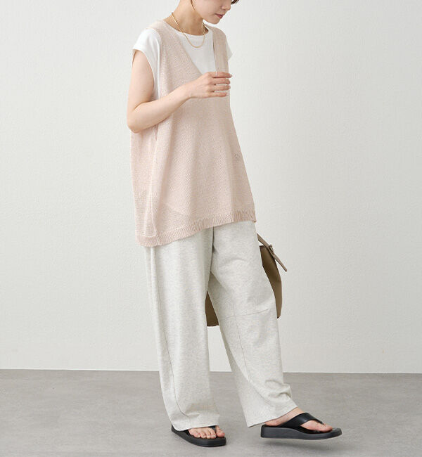  「テープヤーンニットベスト」|ニット・セーター|
