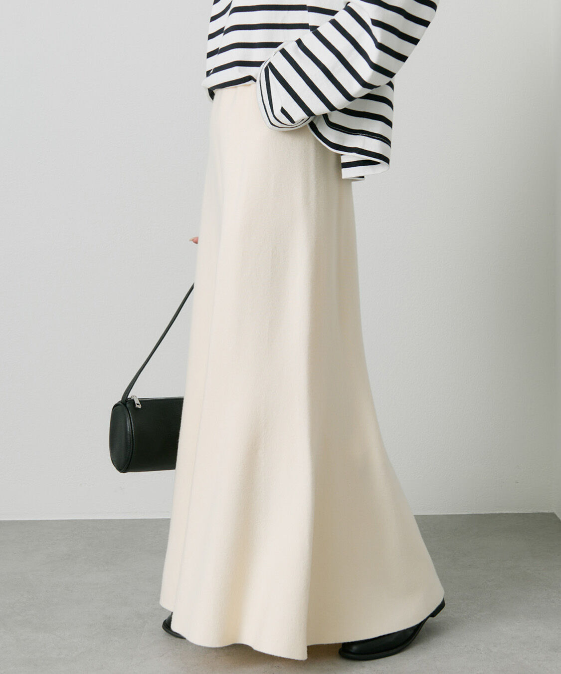  「【新色追加/リバイバル】ミラノリブニットスカート」|スカート|