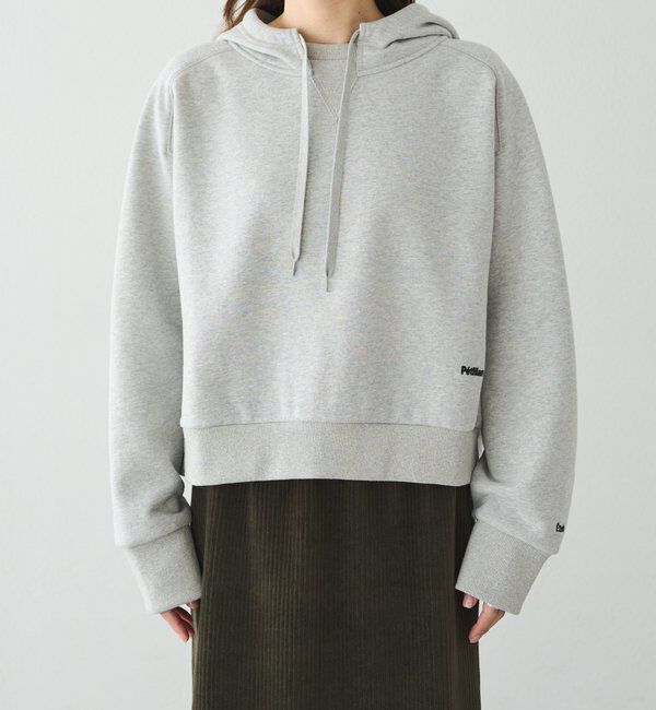  「裏起毛スウェットショートパーカー」|プルオーバー|