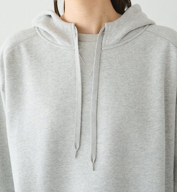  「裏起毛スウェットショートパーカー」|プルオーバー|