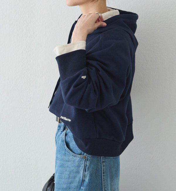  「裏起毛スウェットショートパーカー」|プルオーバー|