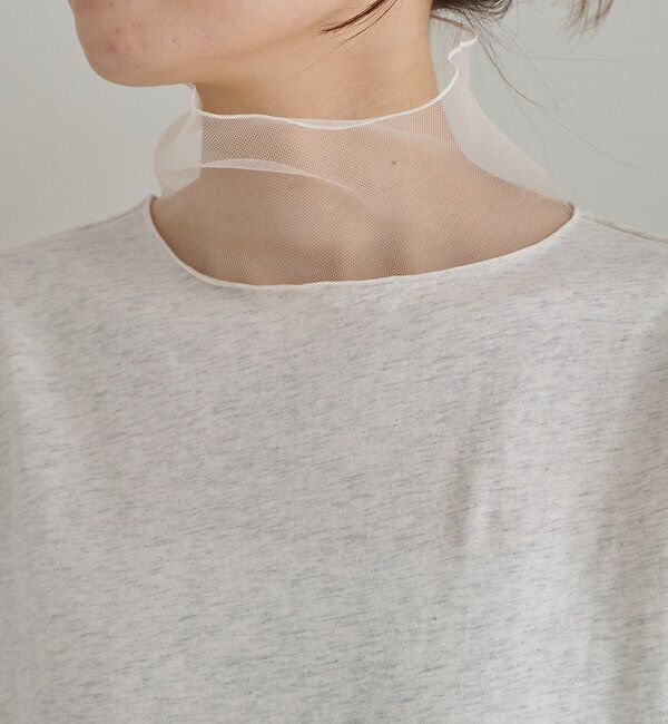  「【リバイバル】チュールドッキングレイヤードカットソー」|プルオーバー|