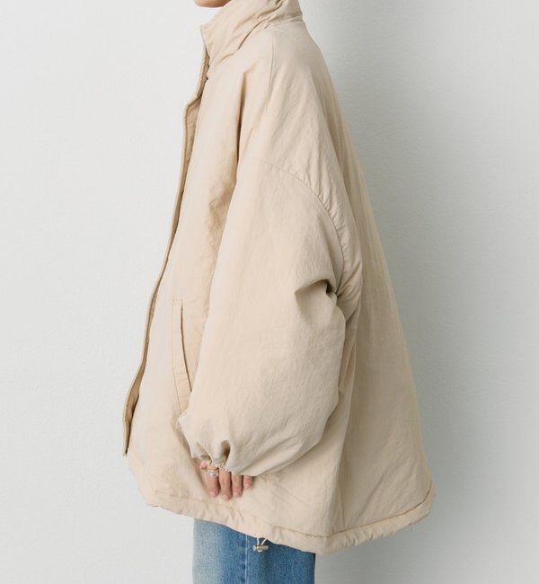  「【WEB限定】リバーシブルスタンドカラーパファージャケット」|テーラードジャケット|