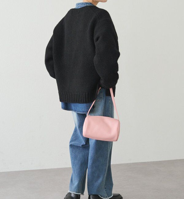  「アルパカ混深Vネックニットプルオーバー」|キャミソール|