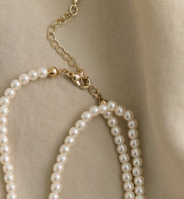 「2WAYパールネックレス」|ネックレス|