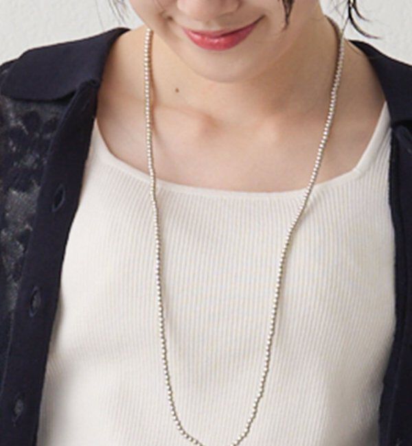  「2WAYボールチェーンネックレス」|ネックレス|