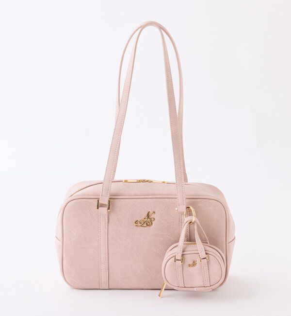  「チャーム付きスクエアボストン」|ショルダー・メッセンジャー|