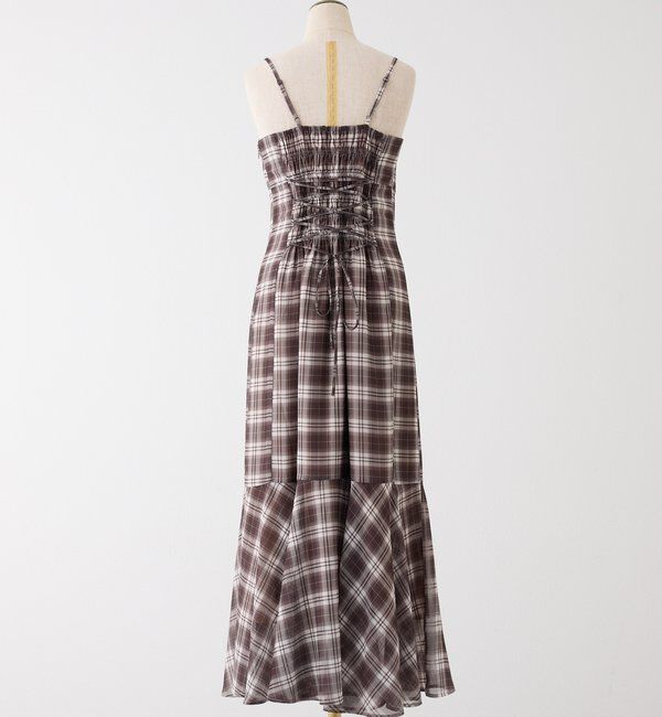  「２枚セットチェックワンピ」|ワンピース|