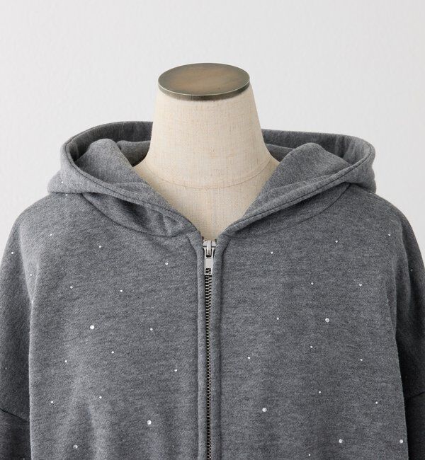  「【セットアップ可能】ビジューパーカー」|プルオーバー|