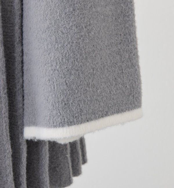  「襟付き配色ニットミニワンピース」|ワンピース|