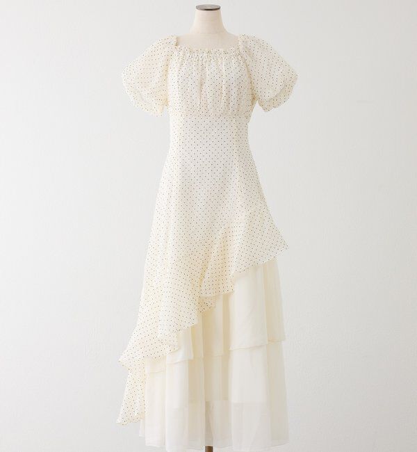  「【リバイバル】イレヘムティアードロングワンピース」|ワンピース|ドット