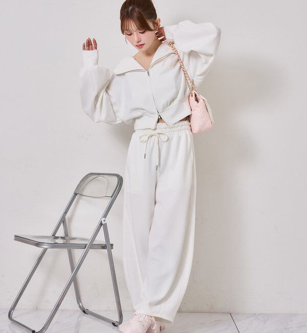  「【セットアップ可能】ウエストレースカットパンツ」|その他|