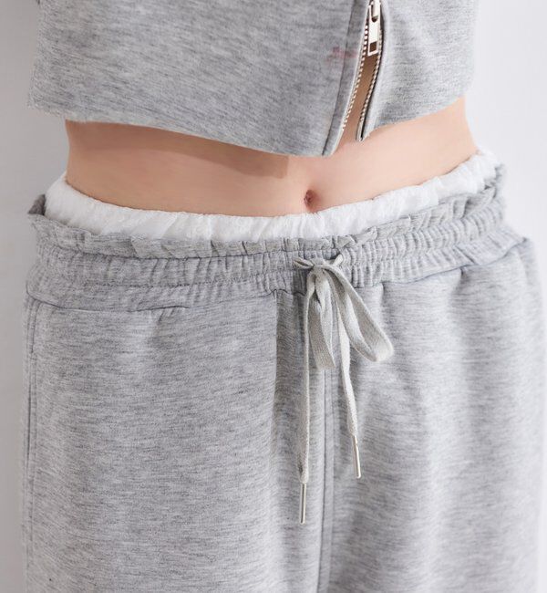  「【セットアップ可能】ウエストレースカットパンツ」|その他|