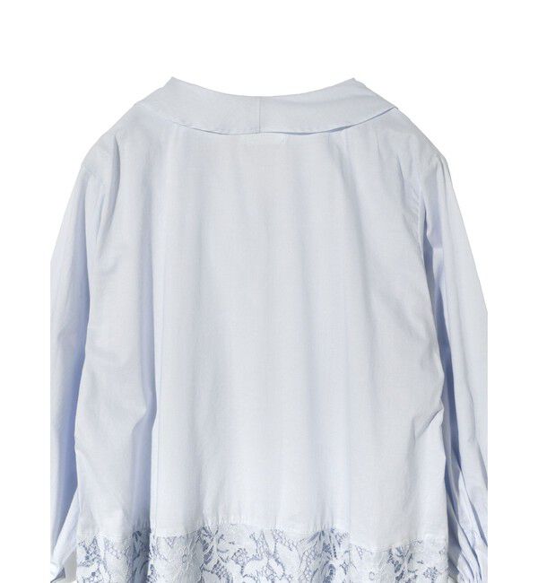 MIDIUMISOLID「MIDIUMISOLID for Ladies レースコンビシャツワンピース」|ワンピース|