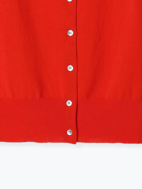 Te chichi「14G強撚綿メタル釦クルーカーデ」|カーディガン|