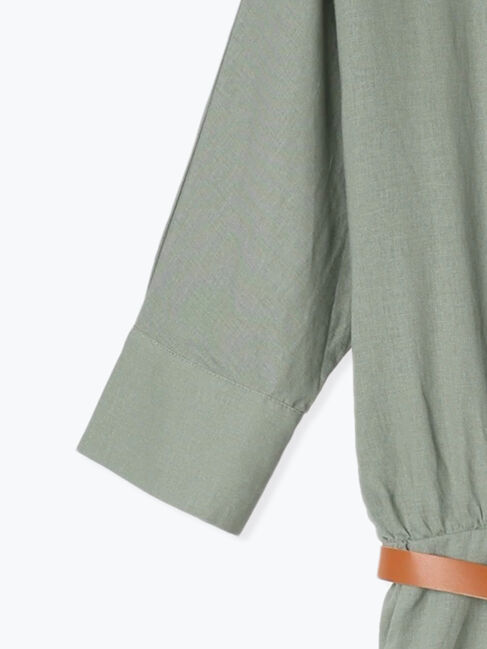 Te chichi「ベルト付きレーヨンリネンシャツワンピース」|ワンピース|