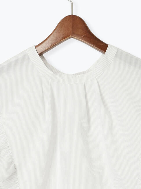 Te chichi TERRASSE「【イージーケア】無地/柄アソート前後2WAYブラウス」|シャツ・ブラウス|