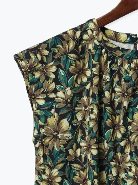 Te chichi「フラワープリントBL（セットアップ可）」|シャツ・ブラウス|