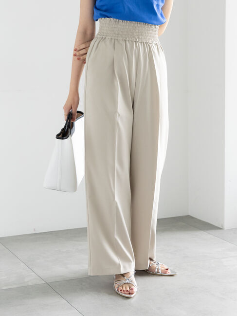 Te chichi「シャーリングワイドパンツ」|その他|