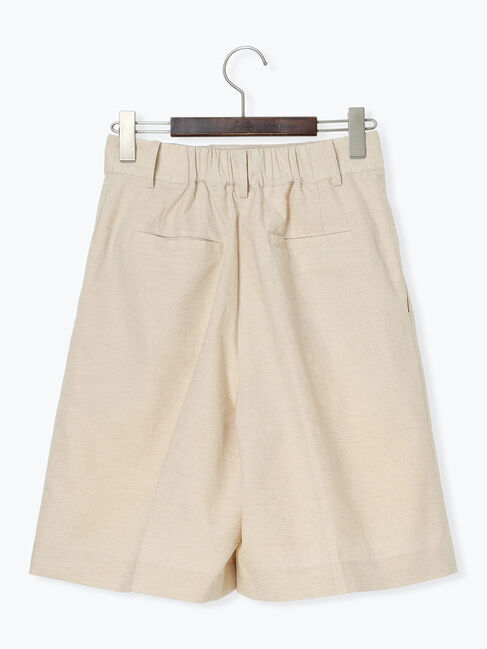Te chichi「リネンブレンドショートパンツ（セットアップ可）《2025summer catalog item》」|キュロット|