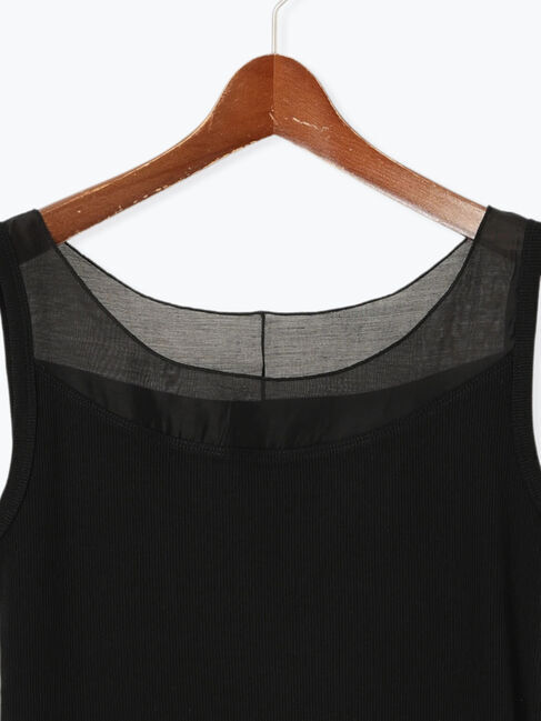 Te chichi「シアー切替スクエアネックタンクトップ」|タンクトップ|