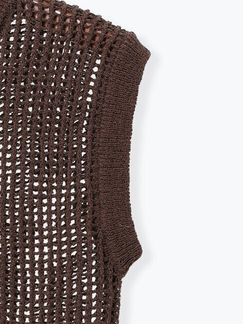 Te chichi「テープヤーンメッシュベスト」|ダウンベスト・ベスト|