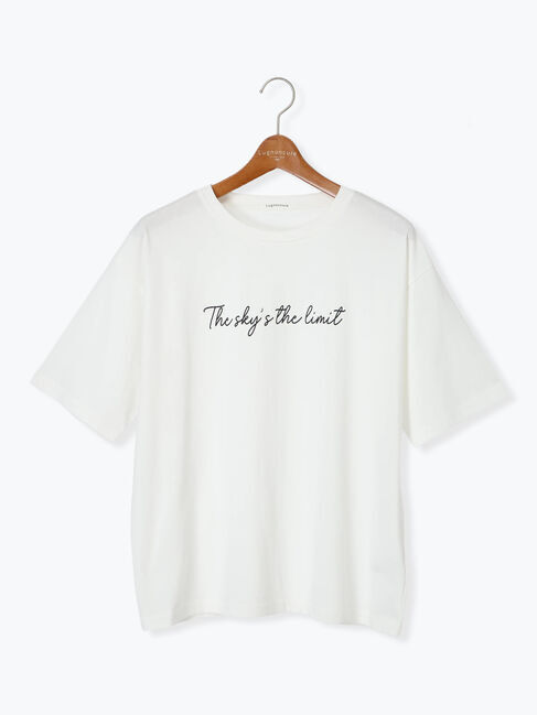Lugnoncure「【接触冷感】筆記体ロゴBIGTシャツ」|Tシャツ・カットソー|