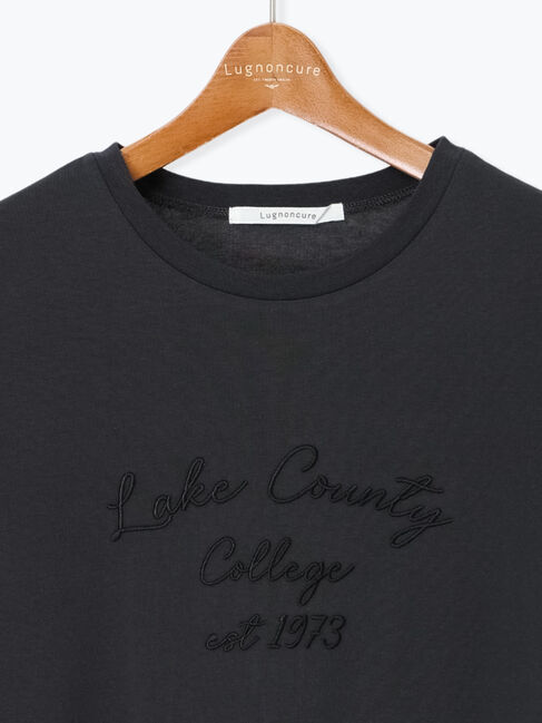 Lugnoncure「【接触冷感】刺繍ロゴTシャツ」|Tシャツ・カットソー|