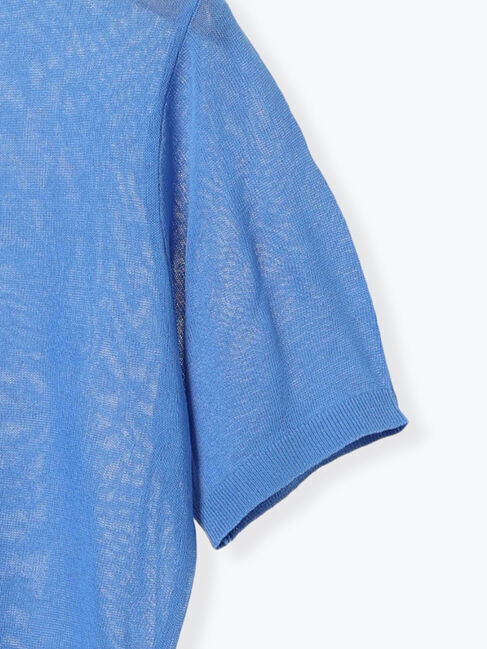 Lugnoncure「麻タッチ半袖ニット」|ニット・セーター|