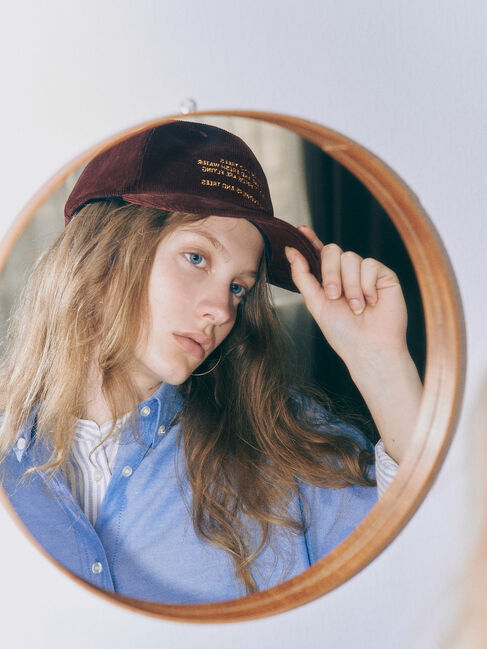 Lugnoncure「ロゴ刺繍コーデュロイキャップ《2025autumn catalog item》」|その他|