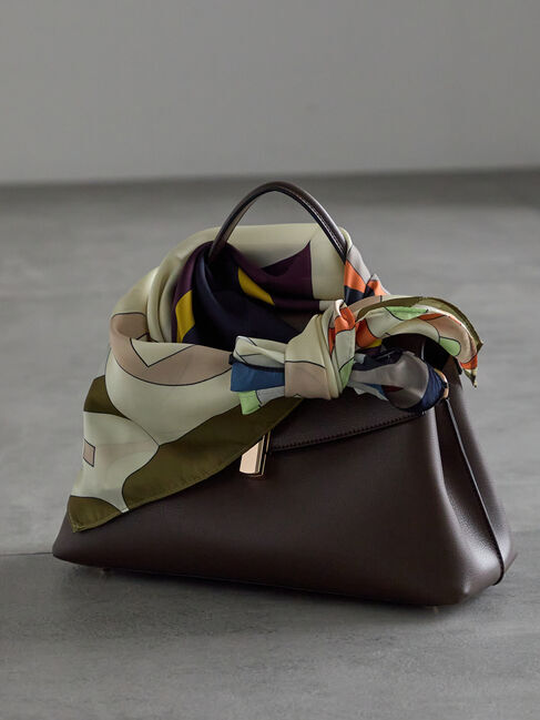 Te chichi「幾何柄スカーフ」|その他|ホワイト