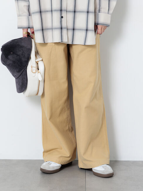 Lugnoncure「バックサテンベイカーパンツ《2025autumn catalog item》」|その他|