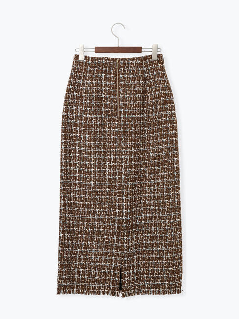 Te chichi「ツィードロングナロースカート《2025winter catalog item》」|スカート|