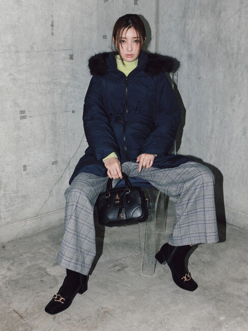 Te chichi「【宮本茉由着用】フードロングダウンコート」|その他|