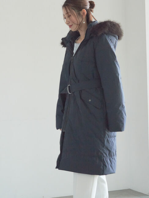 Te chichi「【宮本茉由着用】フードロングダウンコート」|その他|