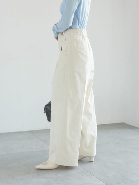 Te chichi「【宮本茉由着用】コーデュロイワイドパンツ」|その他|