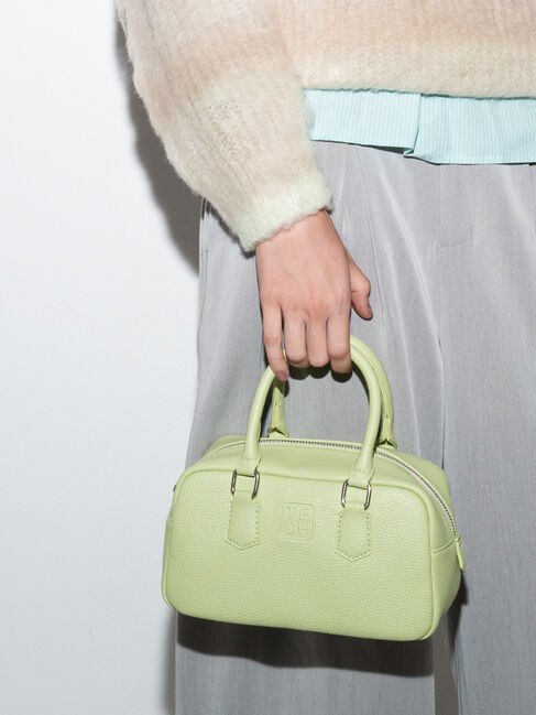 Te chichi「エンボスロゴミニボストンバッグ」|その他|ミント