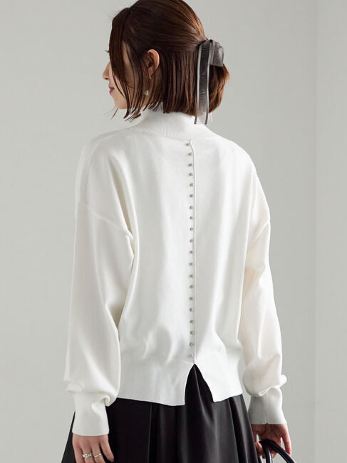 Te chichi「バックビジューニット」|ニット・セーター|