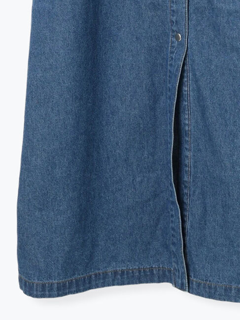 Te chichi「ウエストマークデニムシャツワンピース」|ワンピース|