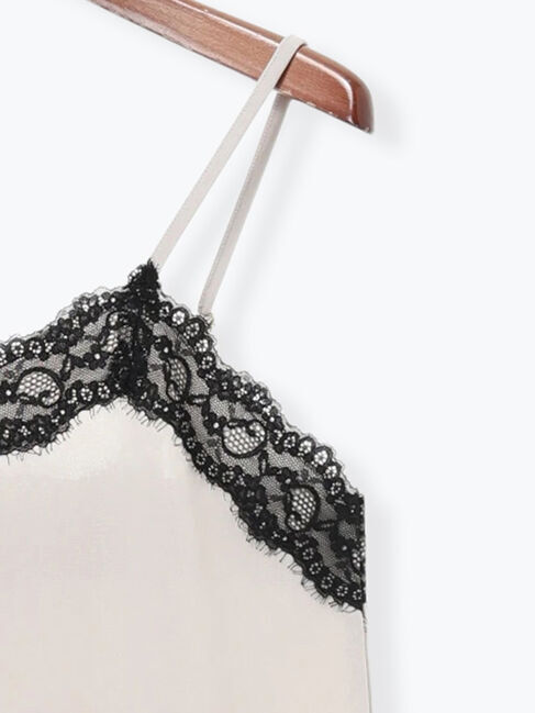 Te chichi「イレギュラーヘムレイヤードレースキャミ」|キャミソール|