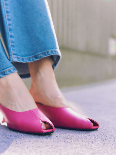 Te chichi「フロントオープンミュール」|パンプス|