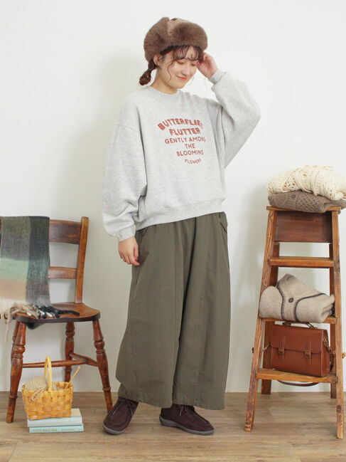 Samansa Mos2「柄アソートプリントスウェット」|Tシャツ・カットソー|