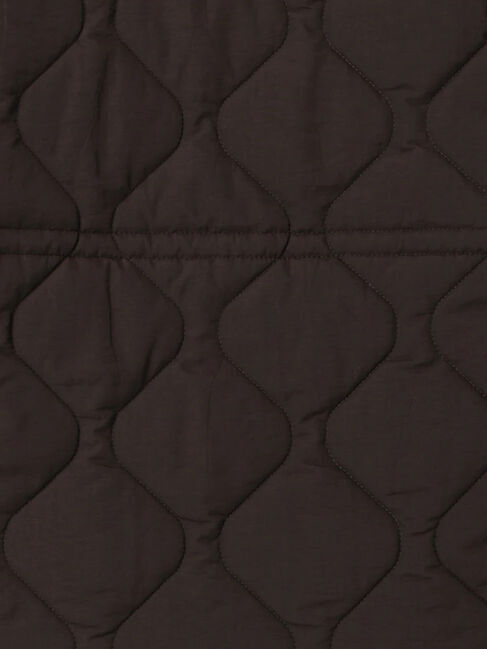 Samansa Mos2「バラクラバ付ウエストドロストキルトコート」|その他|