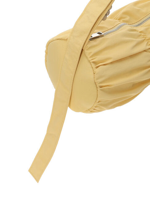 Samansa Mos2 blue「シャーリングミニドラムバッグ」|その他|