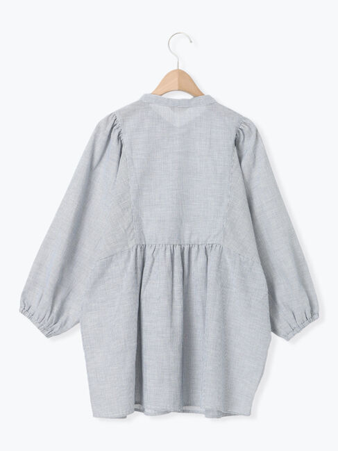 Samansa Mos2「切替ギャザーオーバーブラウス」|シャツ・ブラウス|