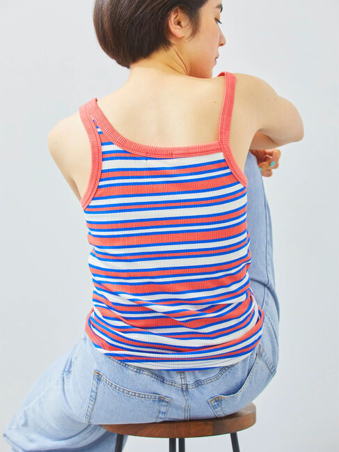 SM2「ランダムリブカップ付アシメキャミソール」|キャミソール|