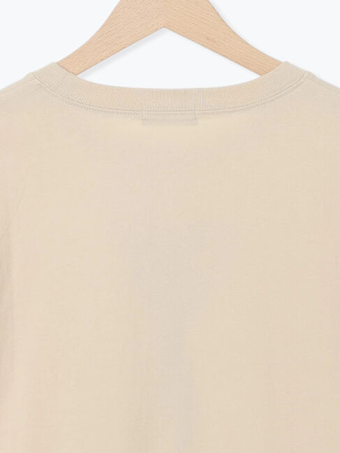 Samansa Mos2「花瓶柄コード刺繍Tシャツ」|Tシャツ・カットソー|